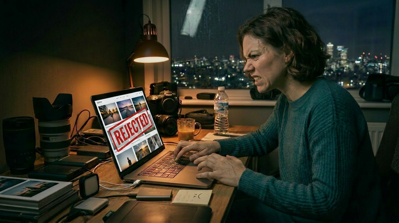 Stock photographer frustrated after repeated image rejections